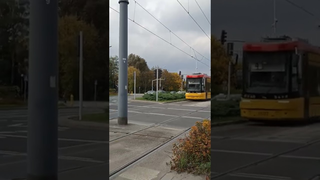 Pesa 128N Jazz Duo | #3607 | 4 &raquo; Wyścigi | #tram #warsaw #poland #wołoska