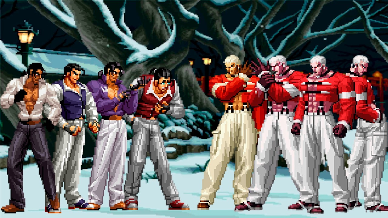 [KOF Mugen] Robert Garcia Team vs Yashiro Team