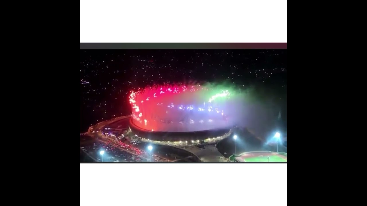 Feu d’artifice CAN 2021 au Stade Olembe  😱❤️❤️❤️🎊🙌🏾👌