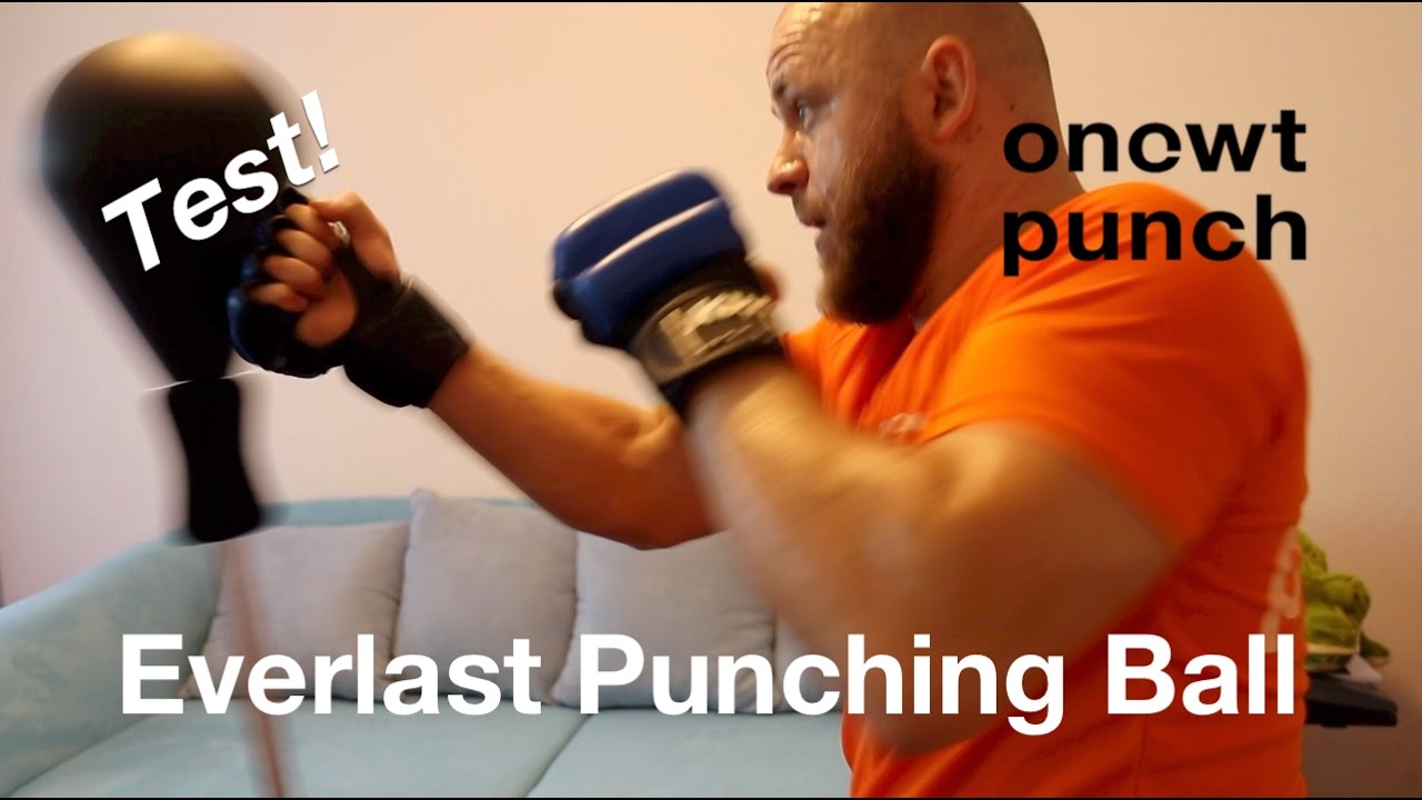 Everlast Punching Ball Test,One Two Punch. Spa&szlig; Training f&uuml;r Zuhause. Reaktion, Reflexe verbessern