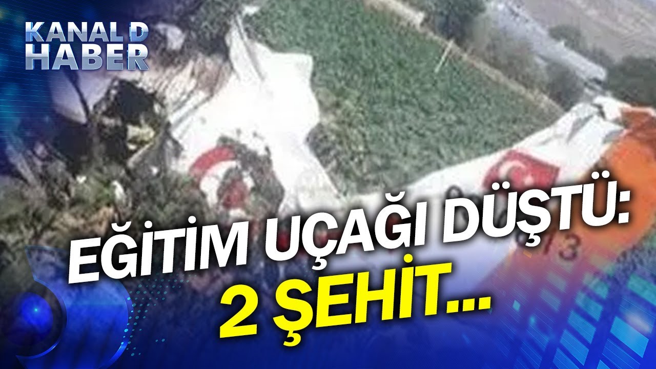 Kayseri'den Acı Haber! Eğitim Uçağı Düştü, 2 Pilot Şehit Oldu...