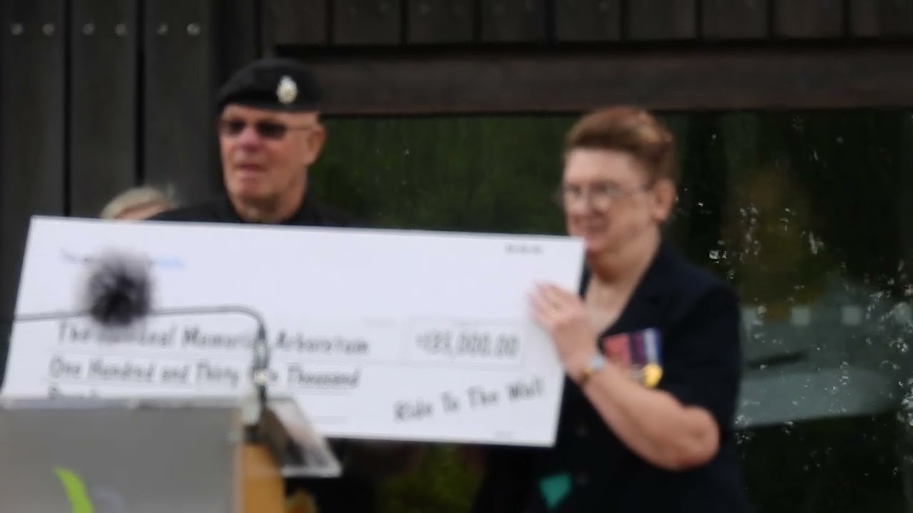 RTTW 2022, Cheque Presentation for the 2021 Ride