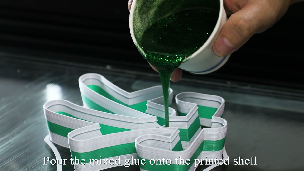 How to make illuminated LED Signs with 3D Printer