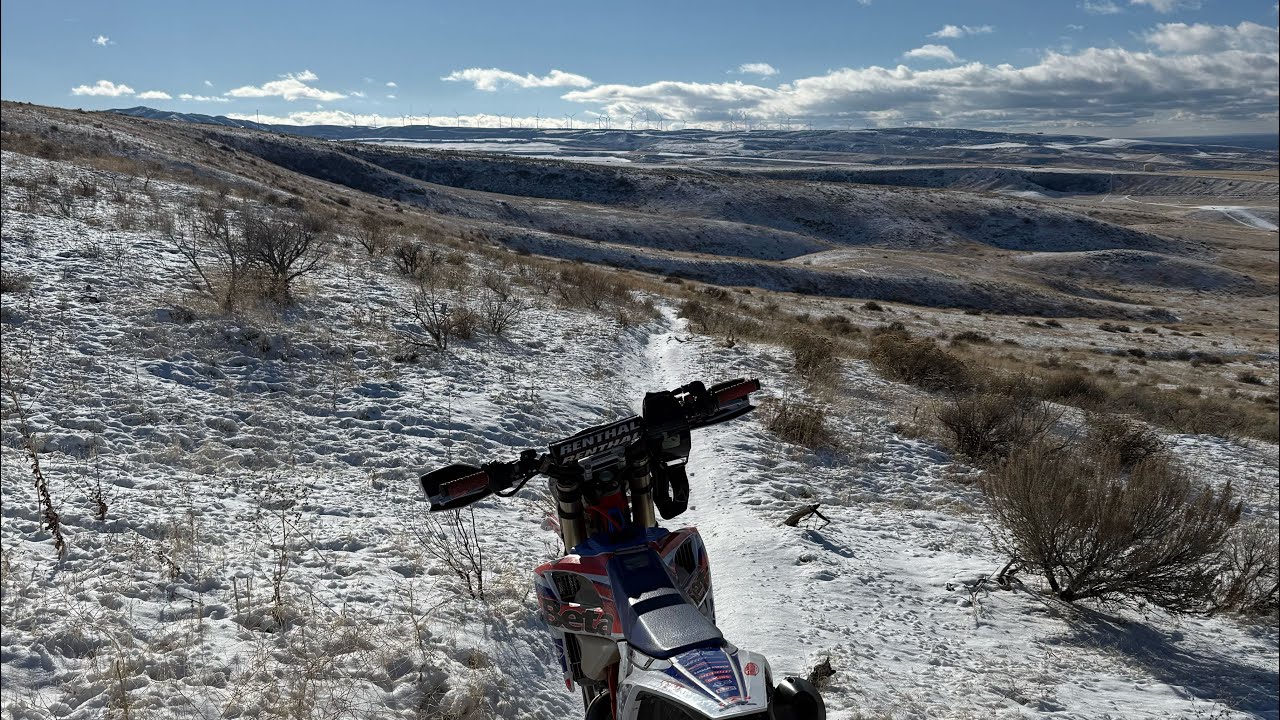 Snowy Singletrack After Christmas!