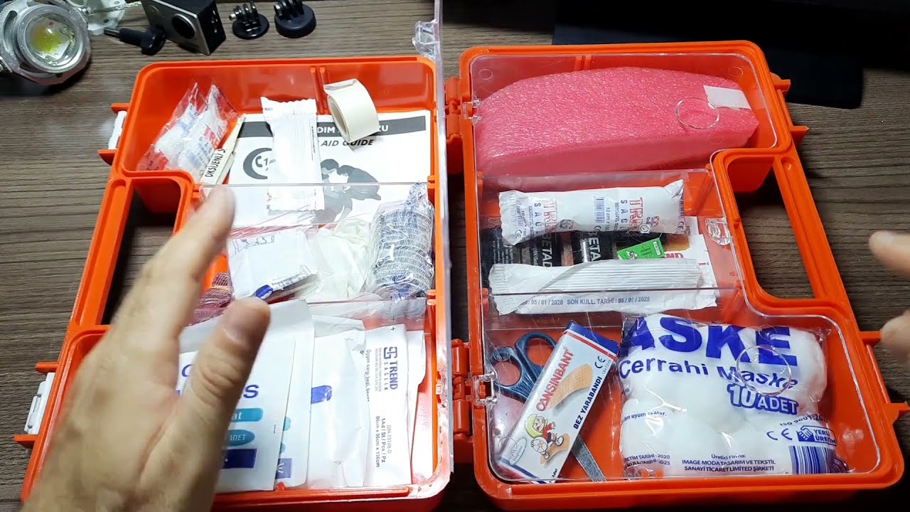 Türkiye de İlk Fotolümenli İlk Yardım Seti Mega Set