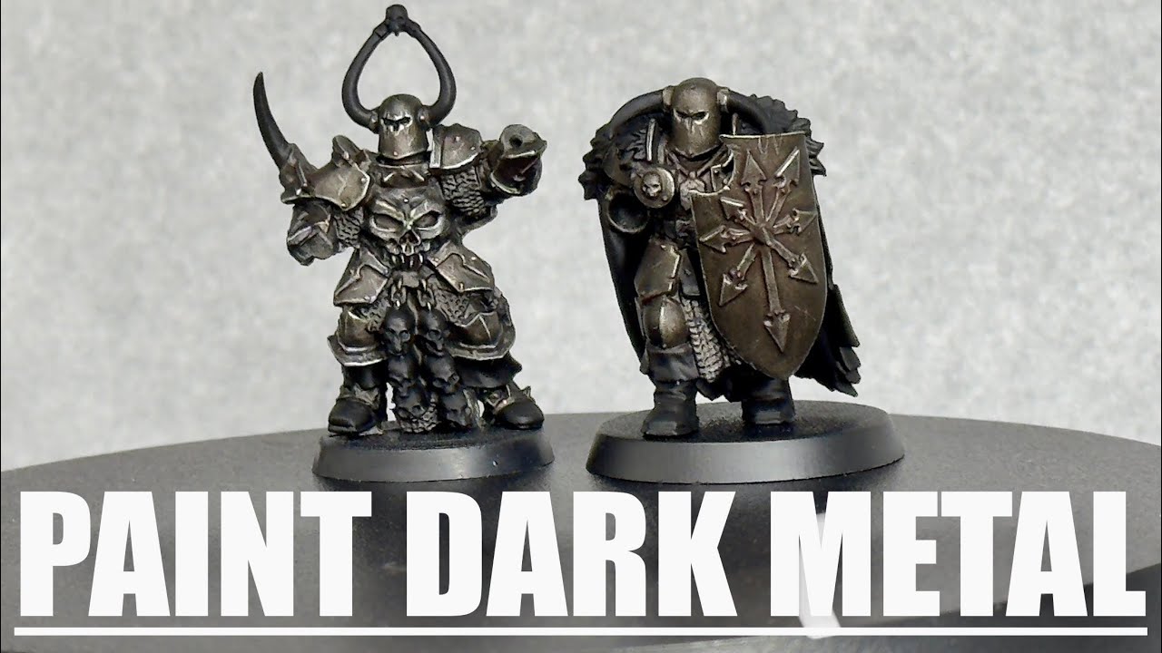 How To Paint : Dark Metal Armor
