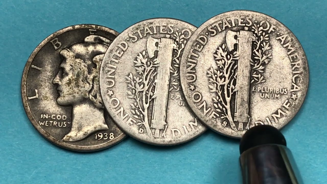 $364,000 US 1938S Mercury Dime - United States 1 Of A Kind 10 Cents Coin