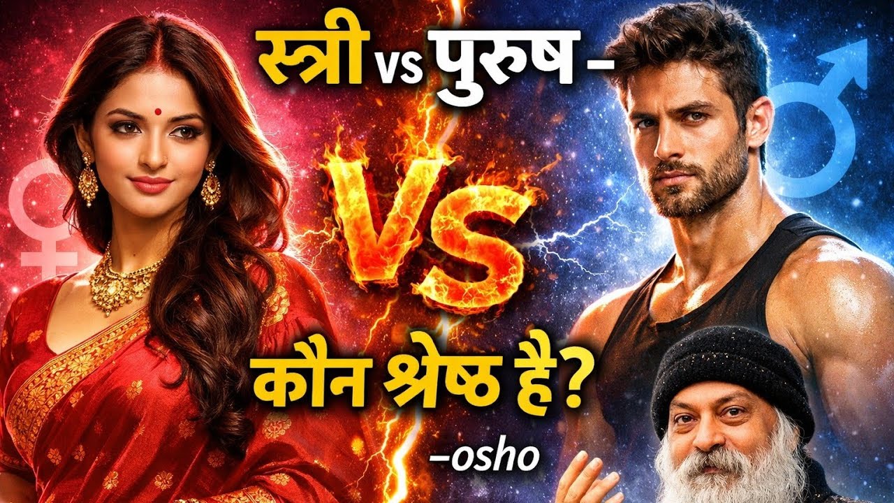 स्त्री vs पुरुष – कौन श्रेष्ठ है? | Osho Hindi Speech