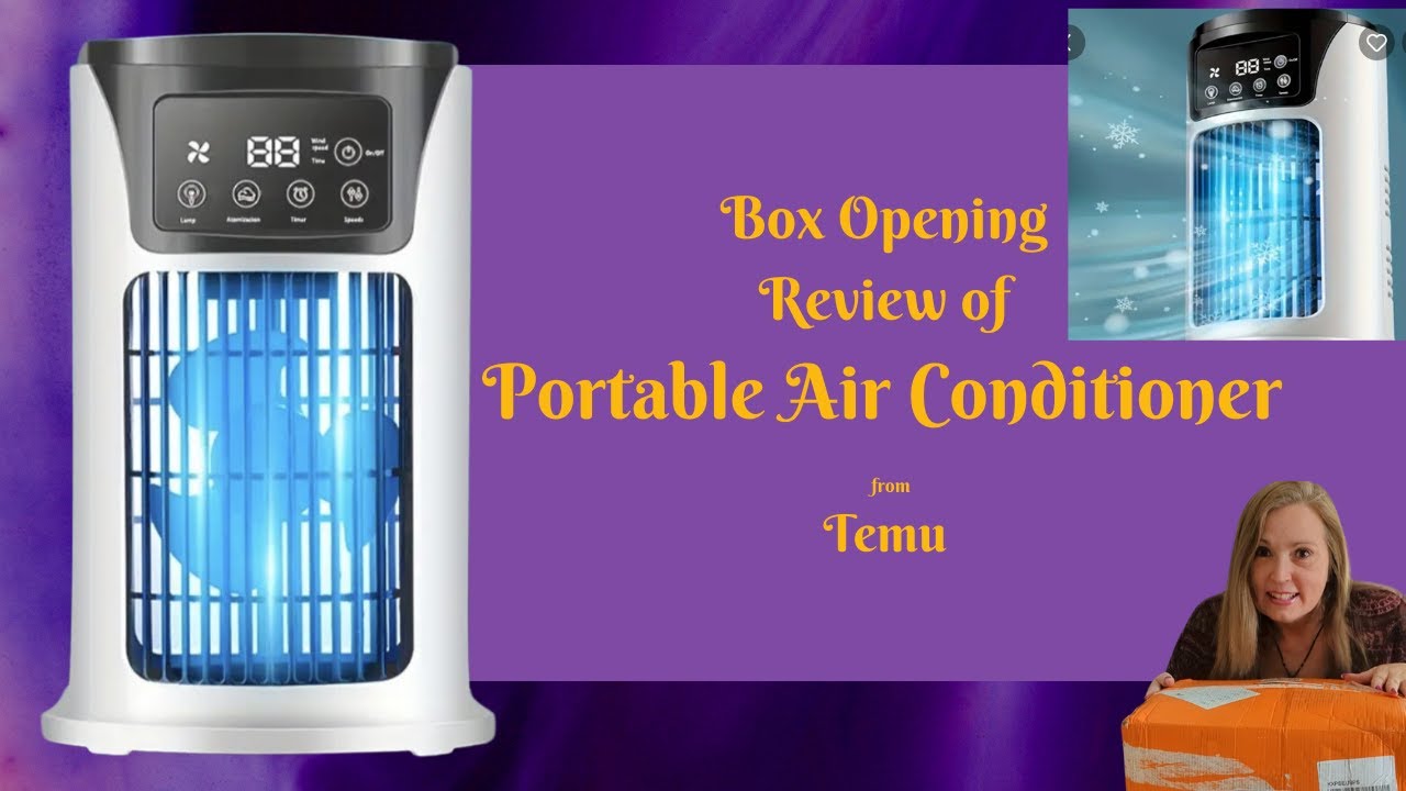 Box Opening & Review of Portable Desktop AC Fan
