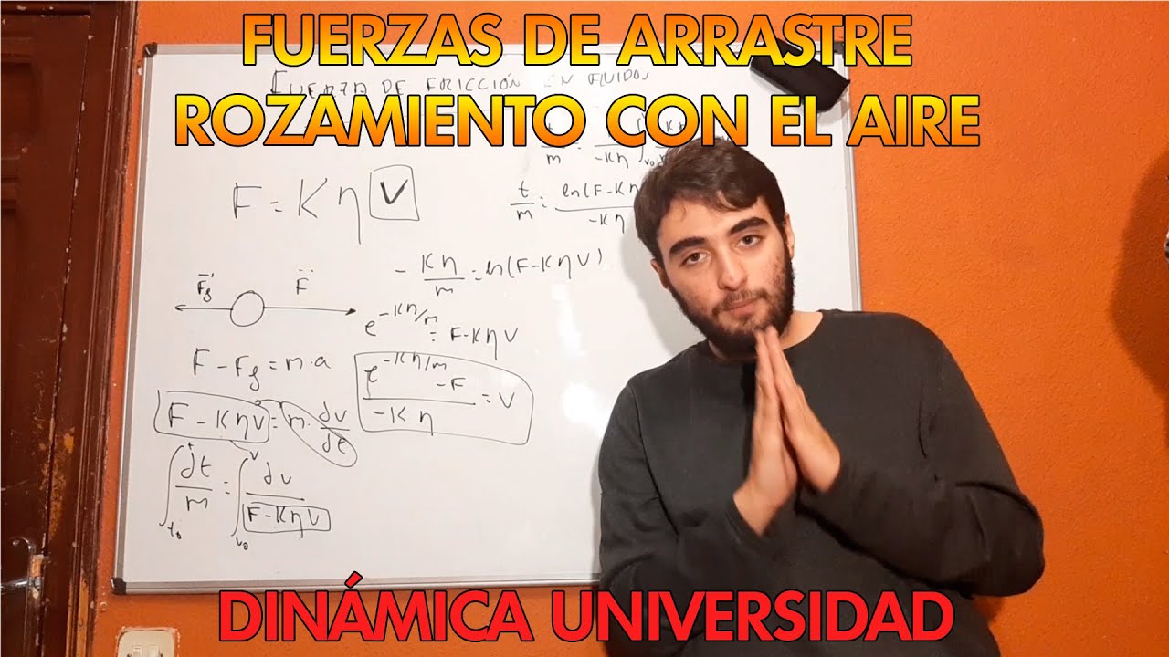 FUERZAS DE ARRASTRE: FRICCIÓN DEL AIRE | FÍSICA UNIVERSITARIA | MR PLANCK