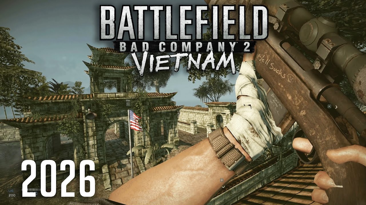 Battlefield: Bad Company 2 Vietnam in 2026 - American Sniper at Cao Son Temple