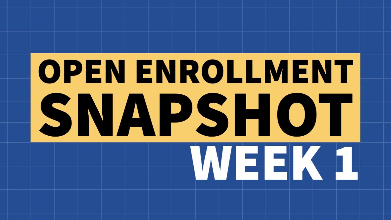 ACA Open Enrollment - Week 1 Snapshot