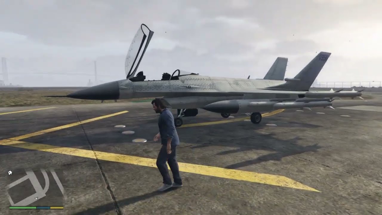 Grand Theft Auto V_ Fighter jet flying over Los Santos  !!  | Gamer 's Empire | 2026