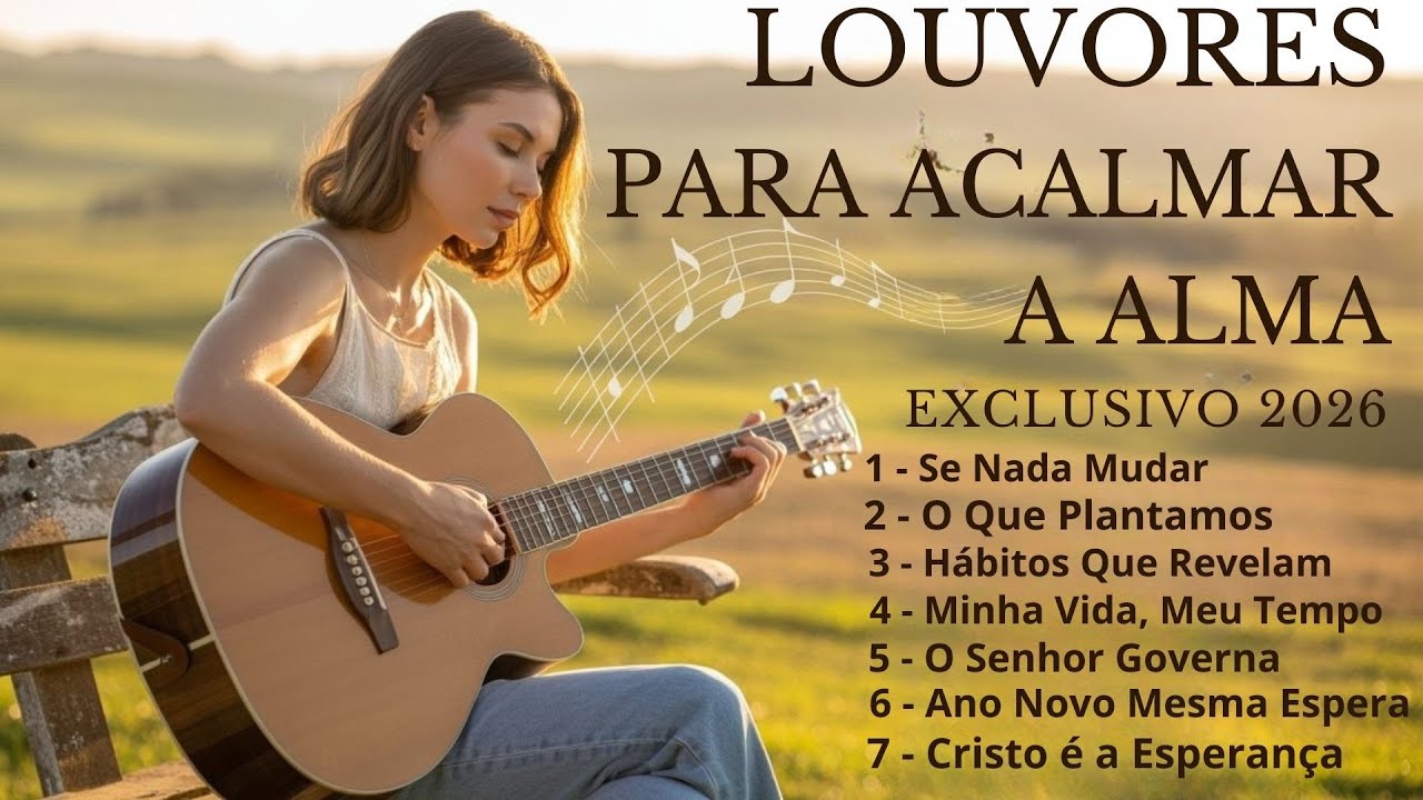 🔥7 Louvores MAIS LINDOS para INICIAR 2026 com PAZ, AMOR e ESPERANÇA!