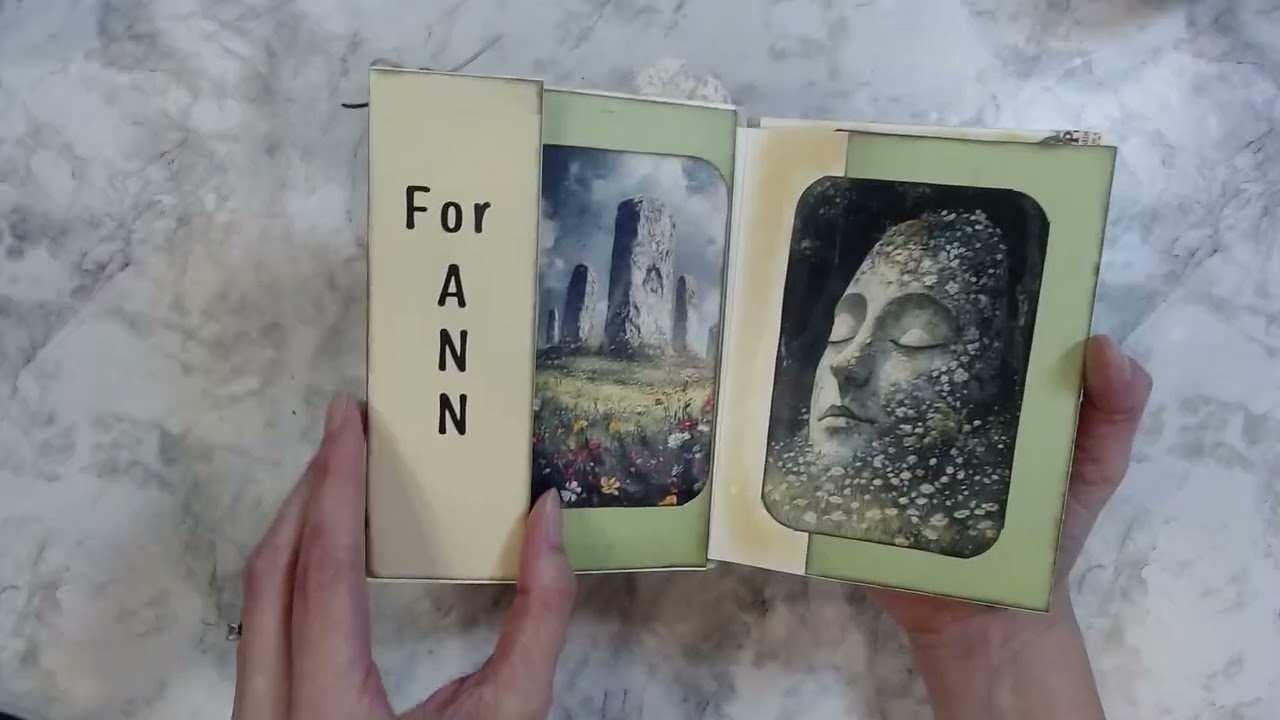 Tim Holtz Pocket Folio Flip Through ✨ Magical Spring Ephemera, Alice in Wonderland Vibes