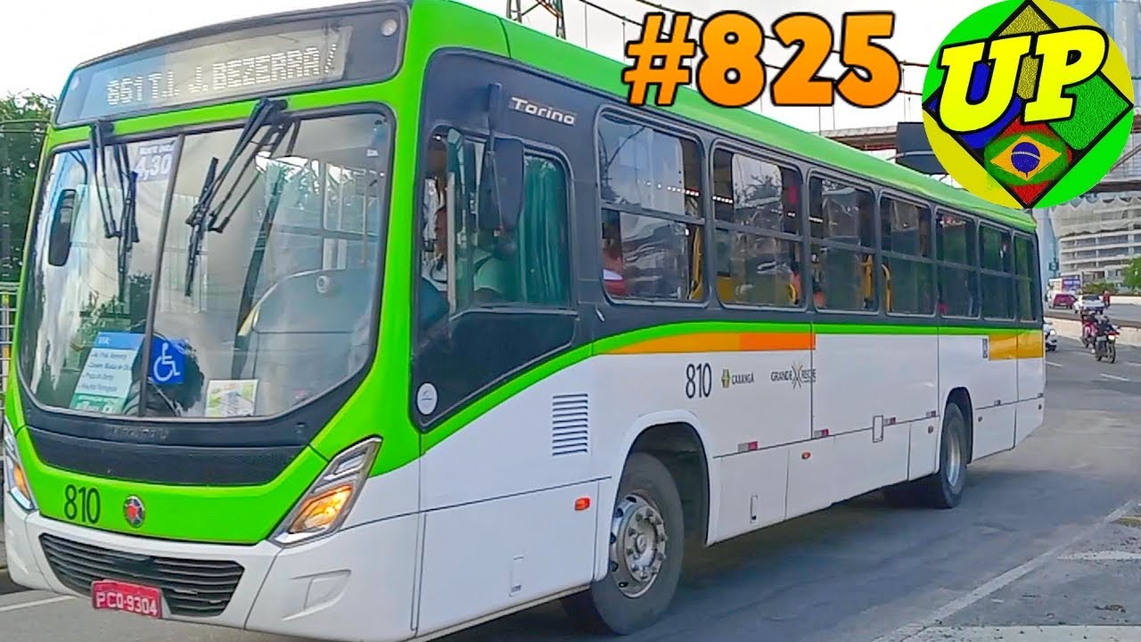 #825  JOANA BEZERRA - Muitos ônibus no acesso  TI Jo1ana Bezerra  - Movimentação de ônibus em Recife