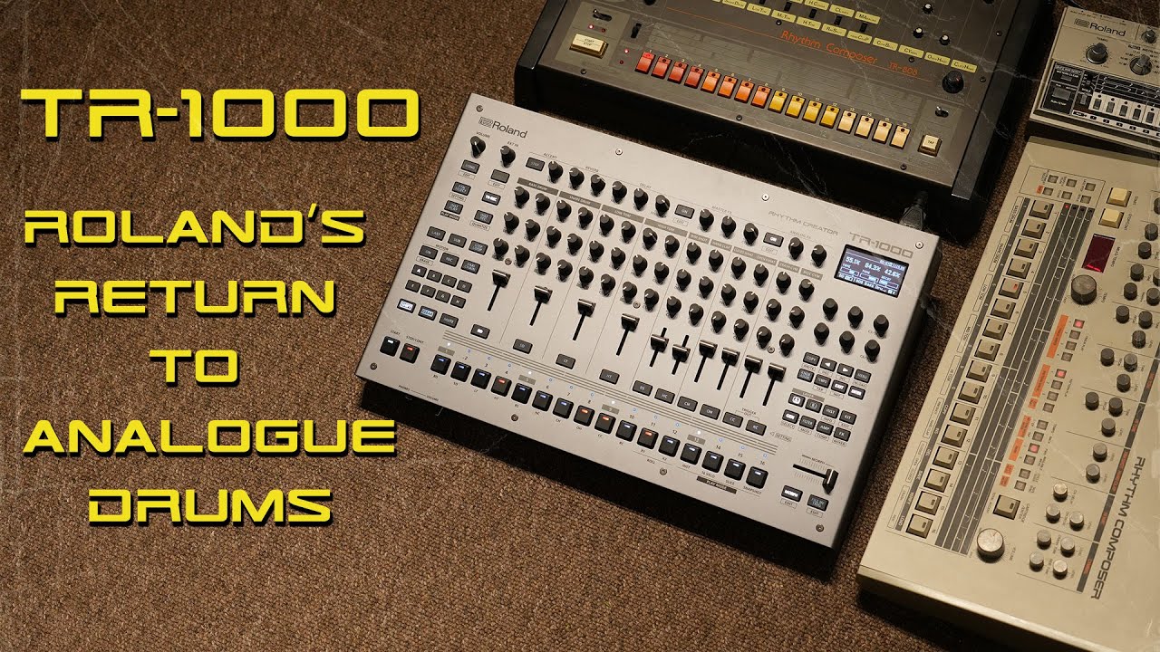 TR-1000: возвращение Roland к аналоговым барабанам