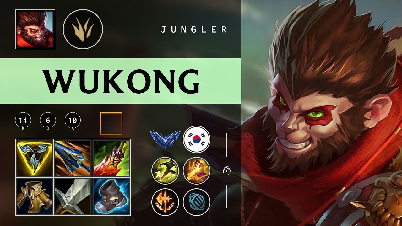 Wukong Jungle vs Naafiri - KR Diamond Patch 26.03