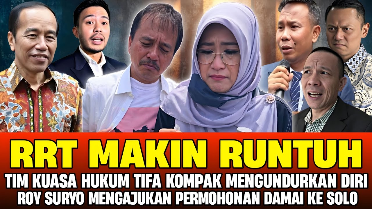 JOKOWI TEGAS TOLAK RESTORAKTIF JUSTICE UTK ROY SURYO & TIFA! IJAZAH JOKOWI HARUS TUNTAS DIPENGADILAN