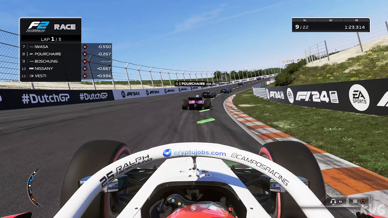 F1 24 - Campos Racing (Dallara F2 2018) - Gameplay (PS5 UHD) [4K60FPS]