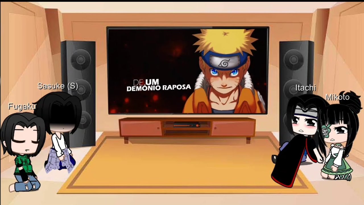 Família Uchiha reage ao Rap Do Naruto •Gacha Club