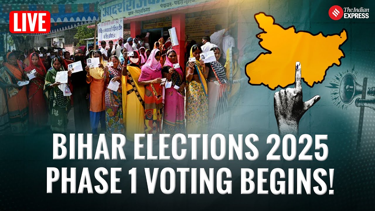 Bihar Voting Live Updates: 1st Phase Bihar Assembly Elections 2025 Voting | NDA vs Mahagathbandhan
