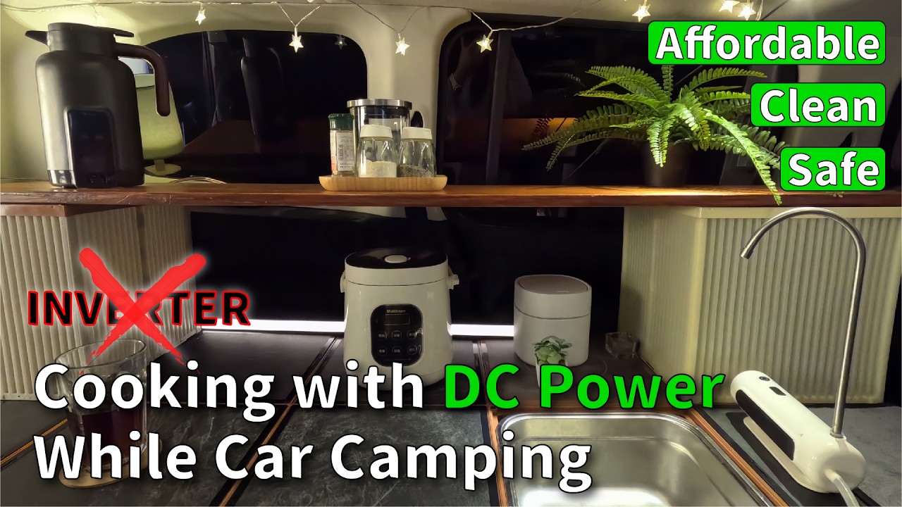 【Car Camping】DC Power Kitchen for Vanlife : No Inverter Required!