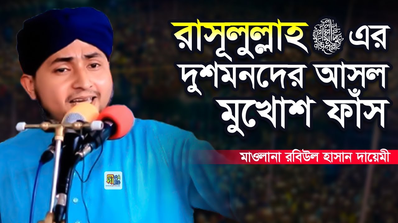 রাসূলুল্লাহ ﷺ এর দুশমনদের আসল মুখোশ ফাঁস🔥 রবিউল হাসান দায়েমী Rabiul Hasan Dayemi Waz 2025