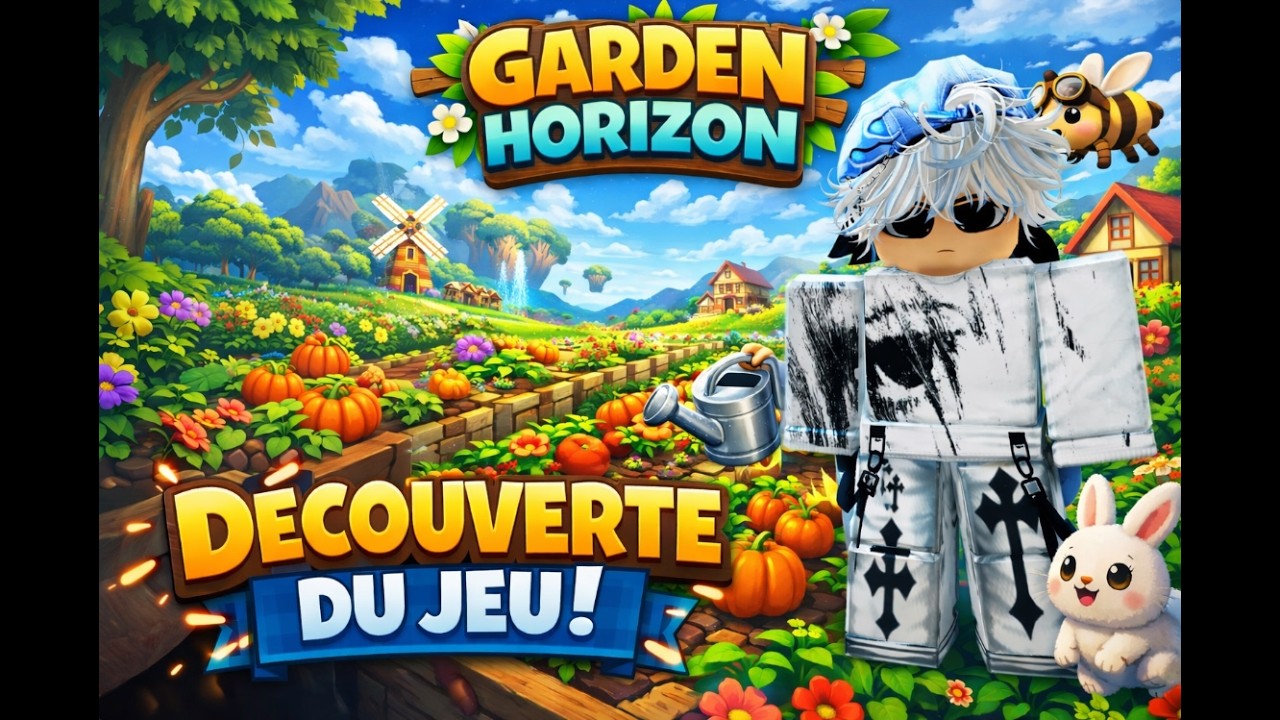 je testes le nouveau jeu Garden Horizon
