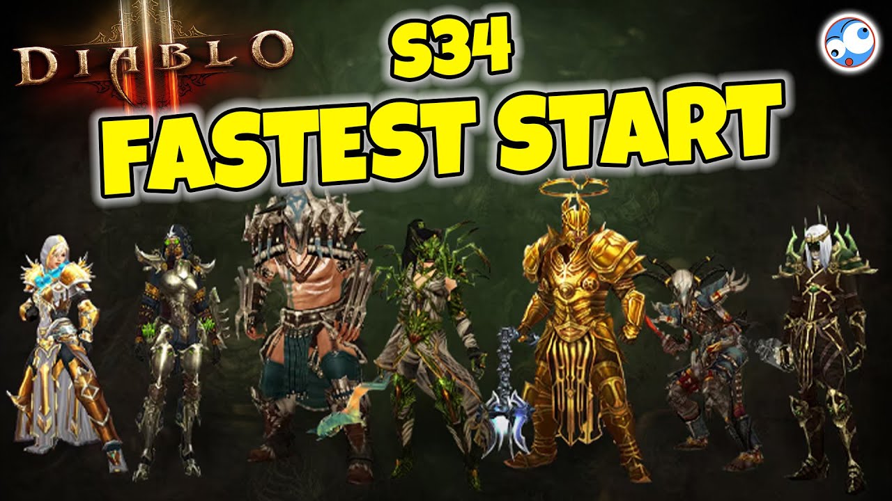 Fastest start to Diablo 3 Season 34 - Best Starting Set Guide