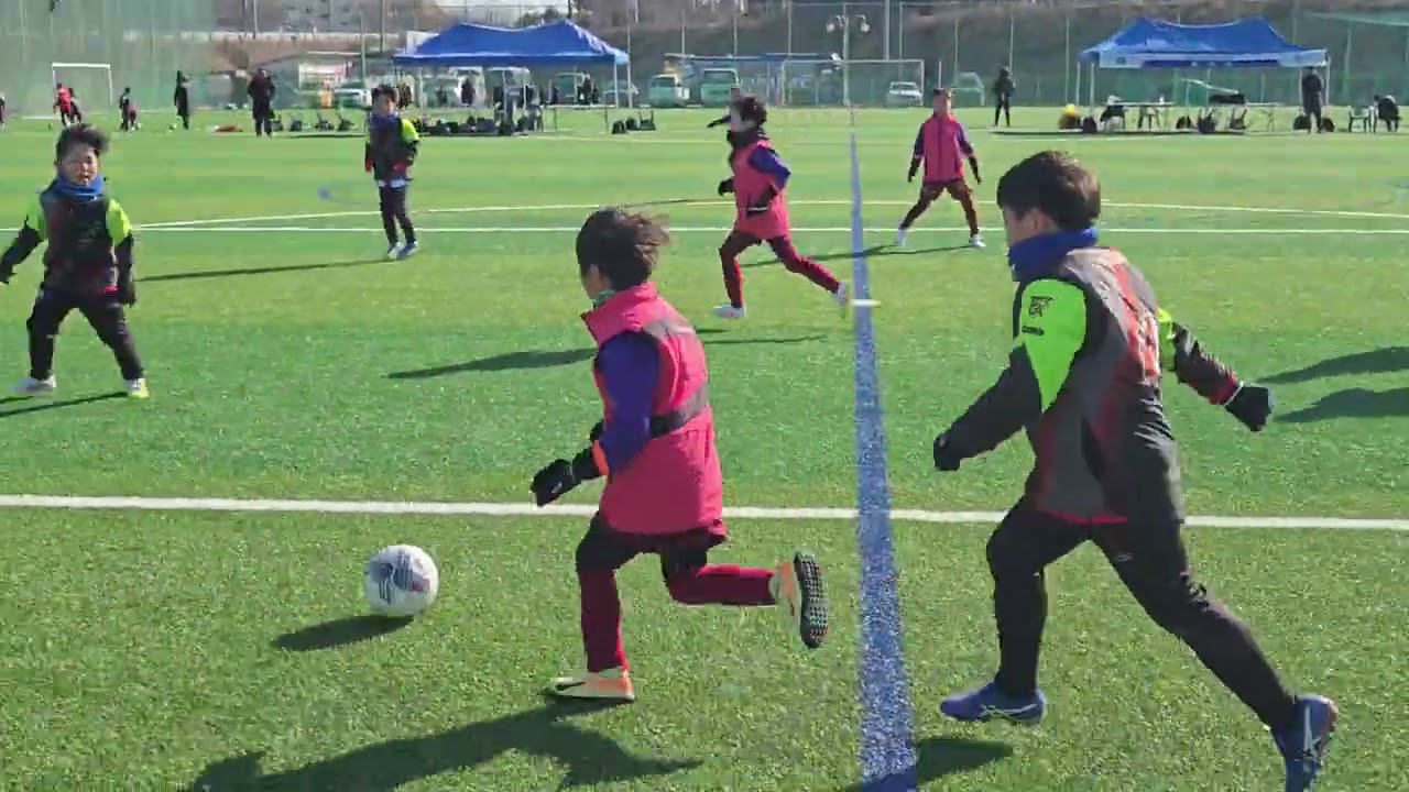 보은동계 3학년U9 관악FC vs 청주FCK 전반_4일차