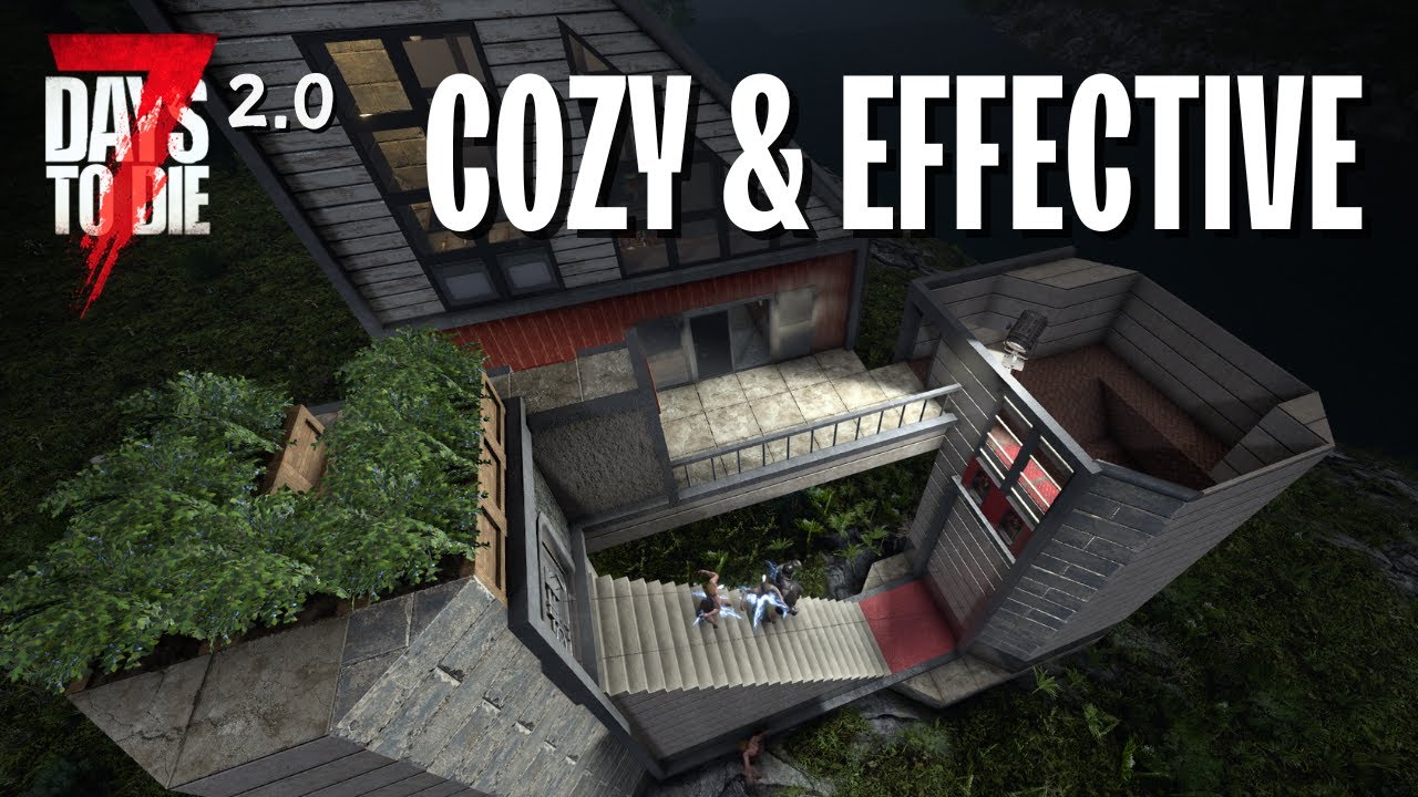 7 Days to Die 2.0 - Simple Horde Base & Cozy Home | Frostclaw & Plague Spitter-Proof
