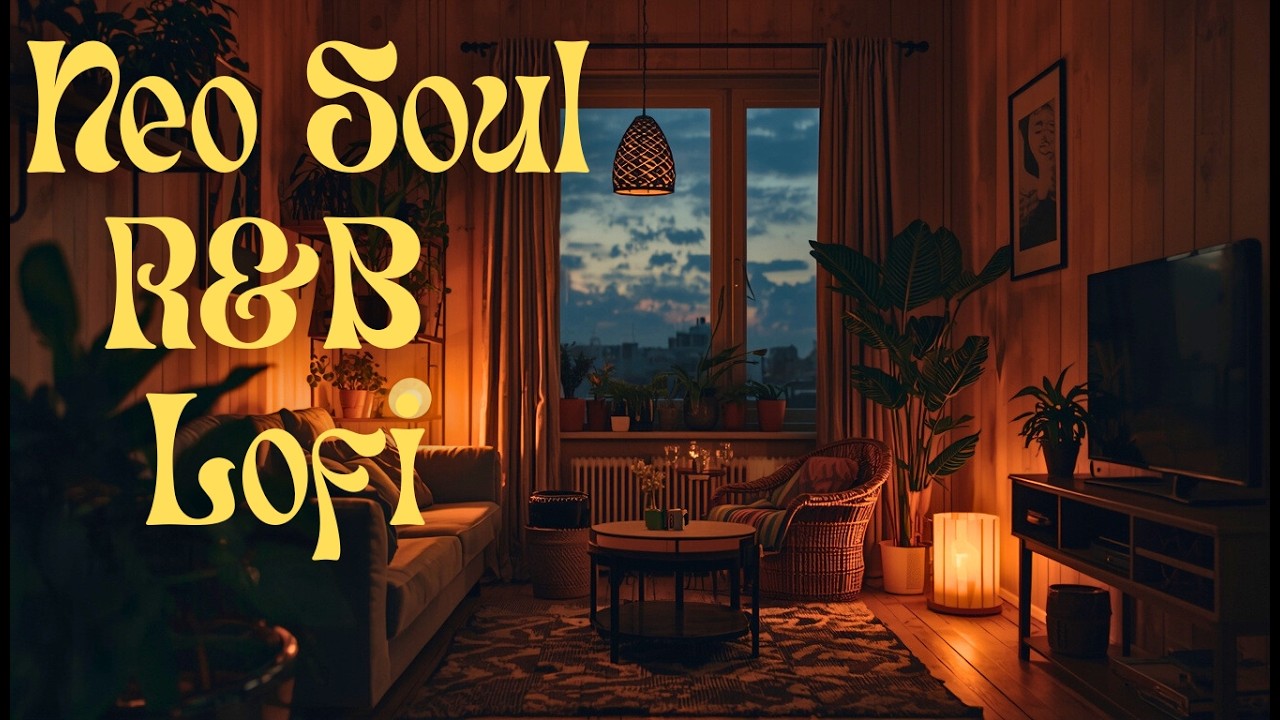 Neo Soul R&B Lofi Dusk 🌆 | Cozy Room City Skyline & Soulful Vibes 2026