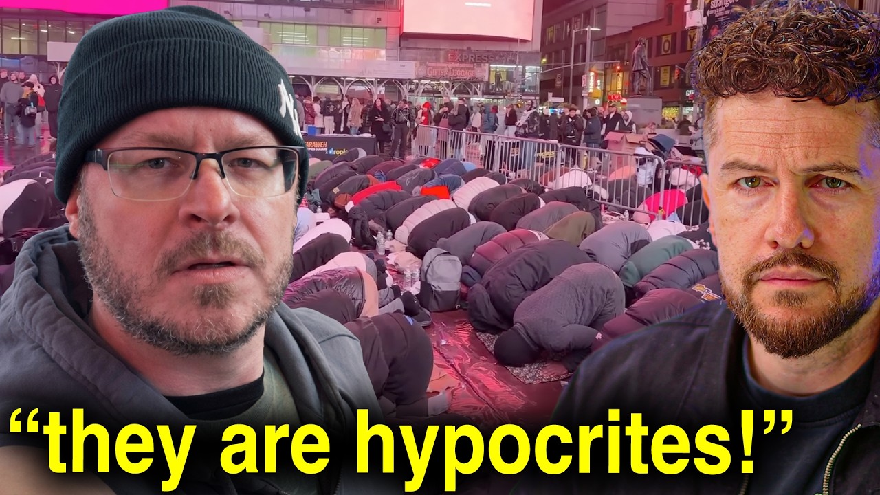 David Wood Confronts Muslims During Ramadan Prayer in NYC...