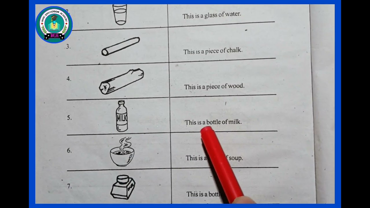 Grade-3 English, Lesson-1 Myanmar Old Curriculum. Topic = Uncountable  Nouns