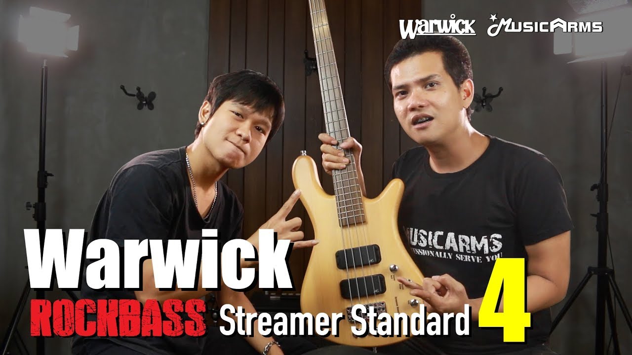 Warwick Rockbass Streamer Standard 4 l เบส Rock! สุดเจ๋ง