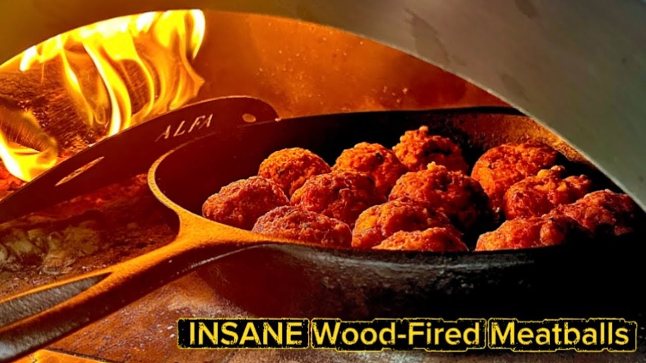 I Cooked Meatballs in a Wood-Fired Pizza Oven