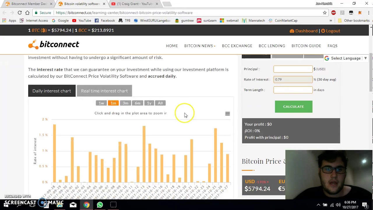 My first $100 Bitconnect Loan