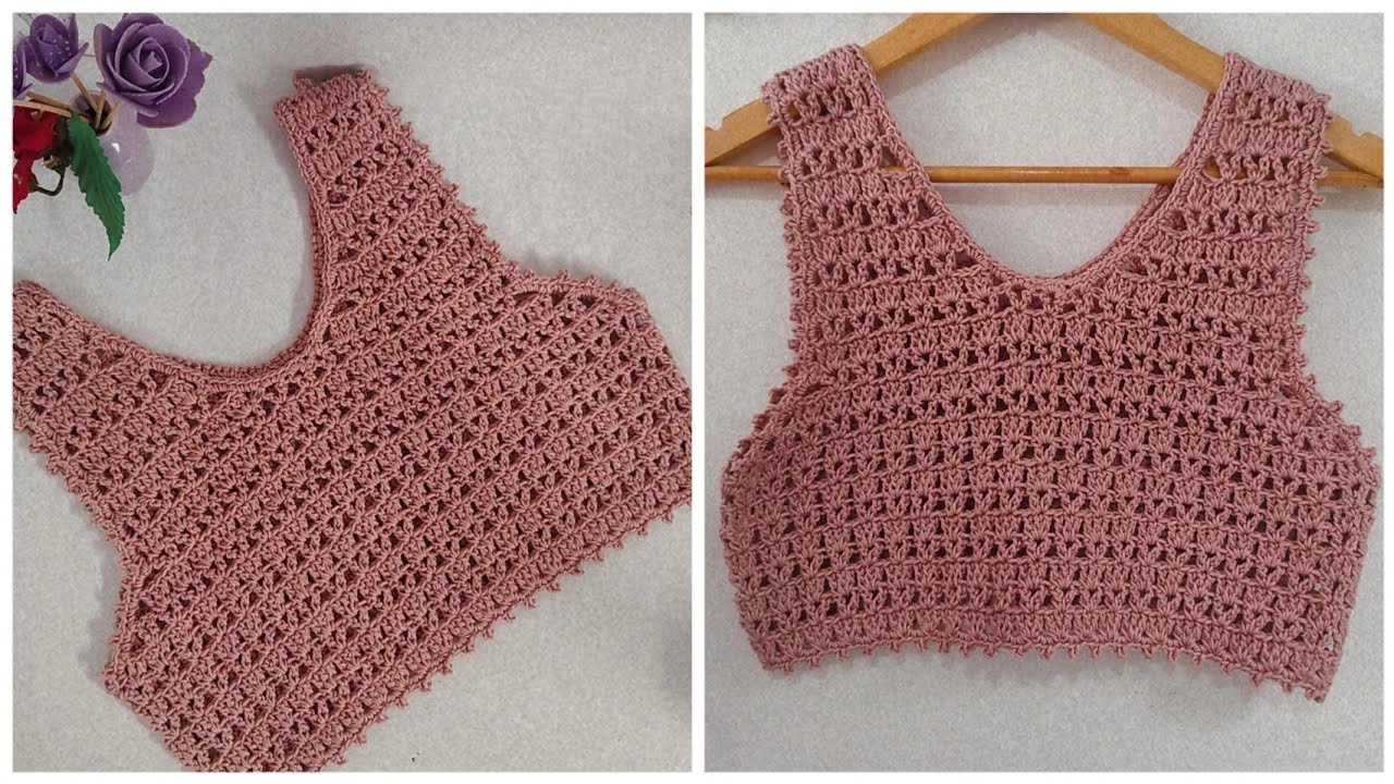 Cropped Kailane Crochê Passo a Passo parte 2 (Coleção Mulheres da minha Vida) 💗