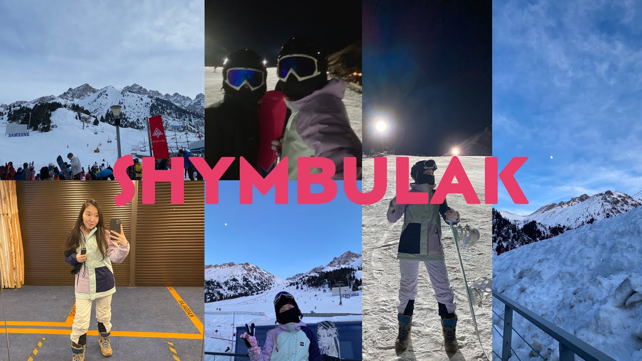 VLOG/ День в Shymbulak - Чимбулак, аренда сноуборда в Алматы