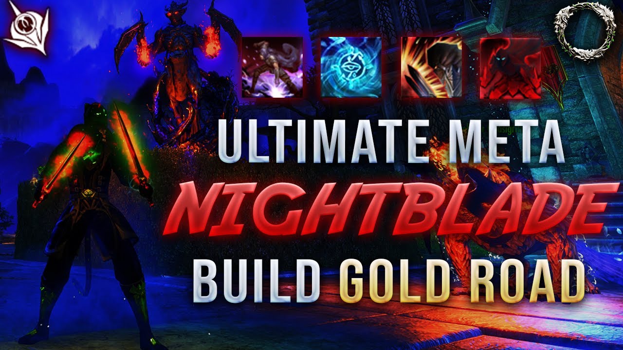 ULTIMATE META NIGHTBLADE PvP BUILD! 💀 INSANE DAMAGE | SOLO & GROUP BUILD 💀 ESO GOLD ROAD NB Build