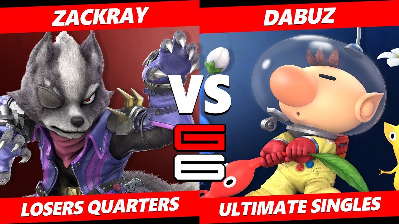 Genesis 6 SSBU - Dabuz (Olimar) Vs. Zackray (Wolf) Smash Ultimate Tournament LQ