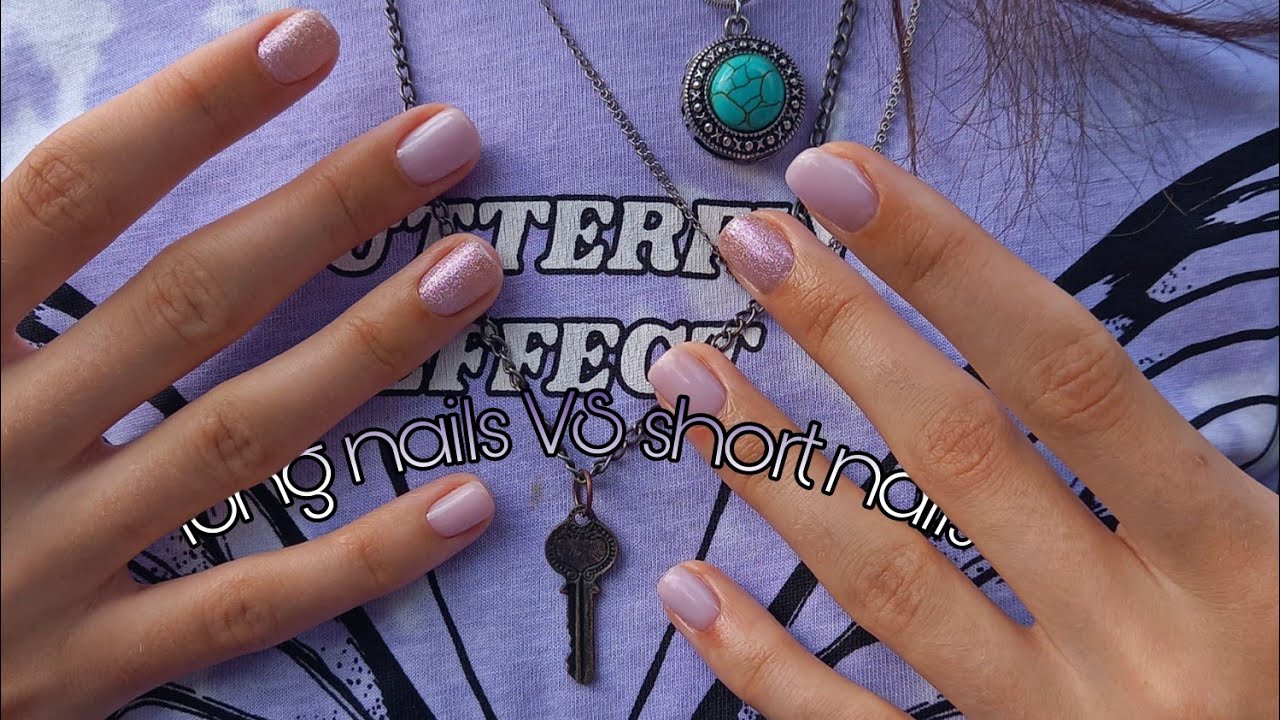 ASMR Short nails VS Long nails 💅🏽