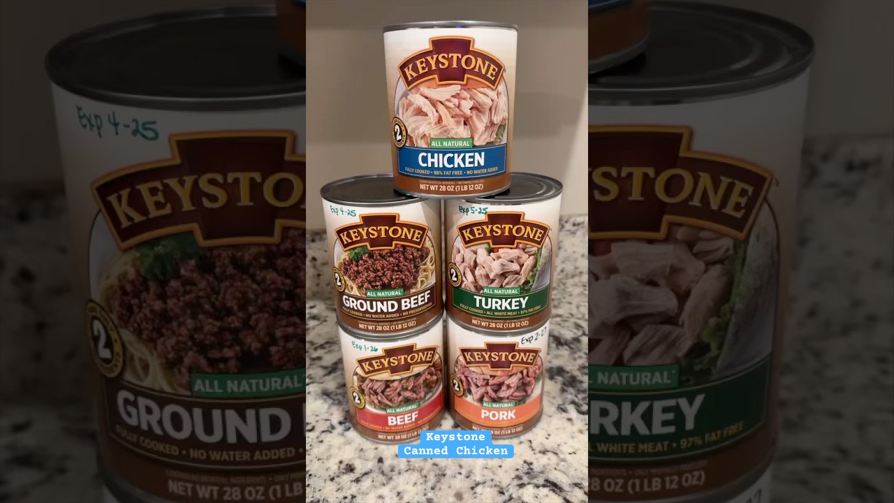 Пробуем консервированную курицу Keystone &mdash; обзор консервированного мяса Keystone &mdash; Preps &mdash; Preppe...