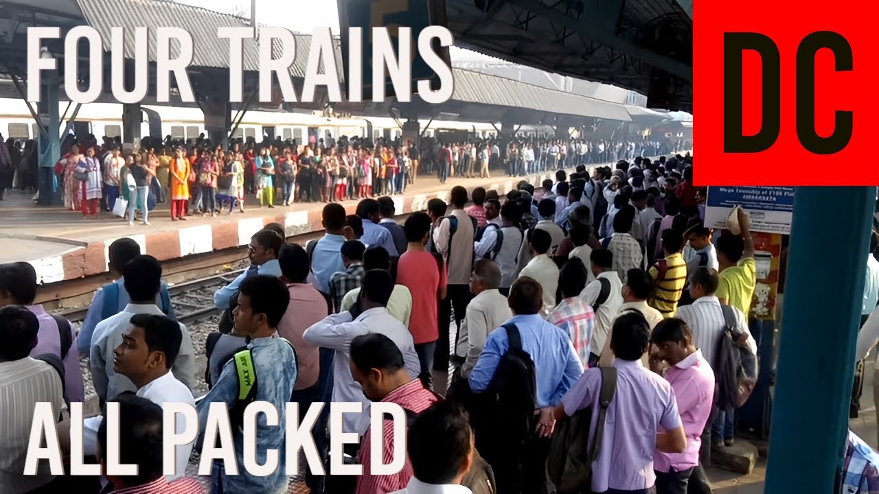 Dombivli Railway Station 3rd April 2017 Morning Crowds