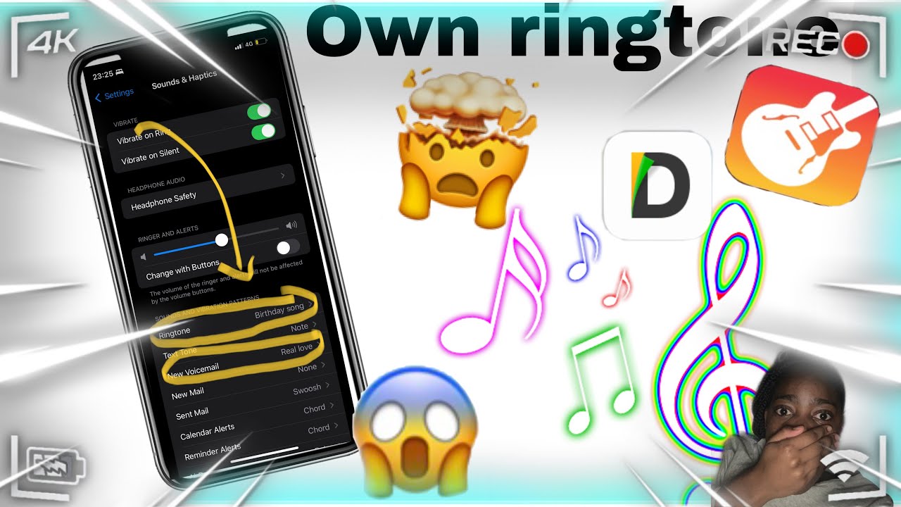 HOW TO SET YOUR OWN RINGTONE USING YOUR MUSIC (IPHONE)
