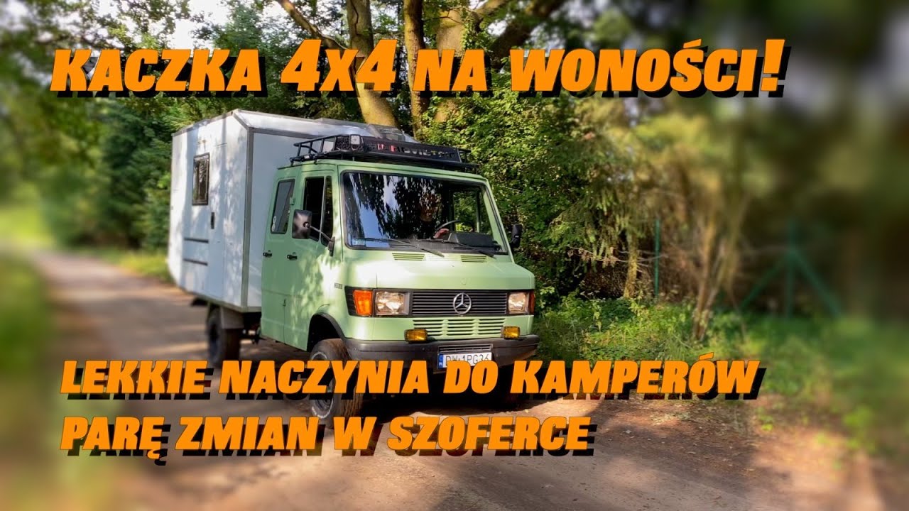 Mercedes Kaczka 4x4 na kempingu | nowe gadżety do kampera | zlot MicroCamper | klasyk motoryzacji