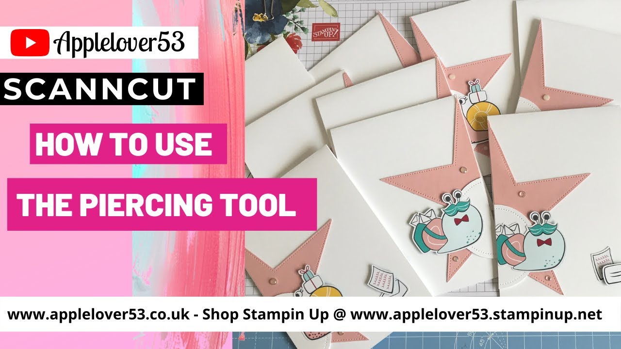 ScanNCut - How To Use The Piercing Tool For The SDX/Dx Machines