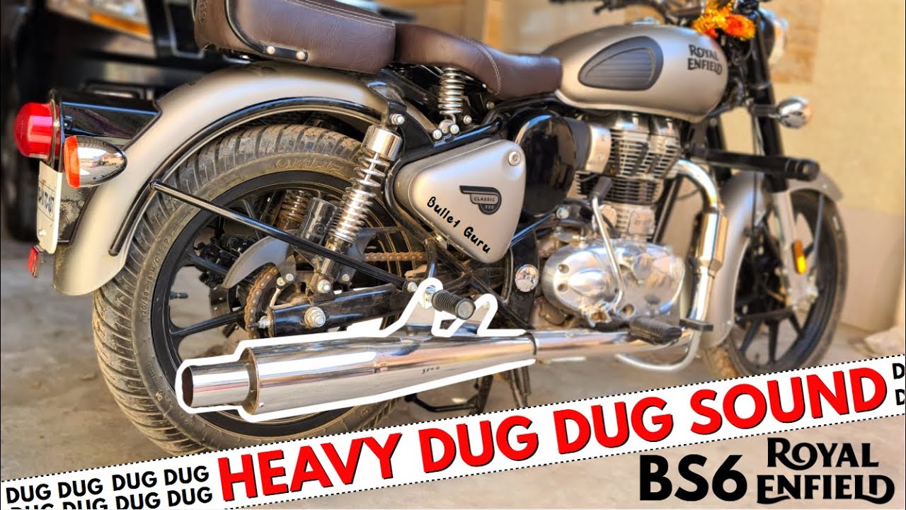Heavy DUG DUG Sound Exhaust 😍| Top Recommended Silencer for BS6 Royal Enfield
