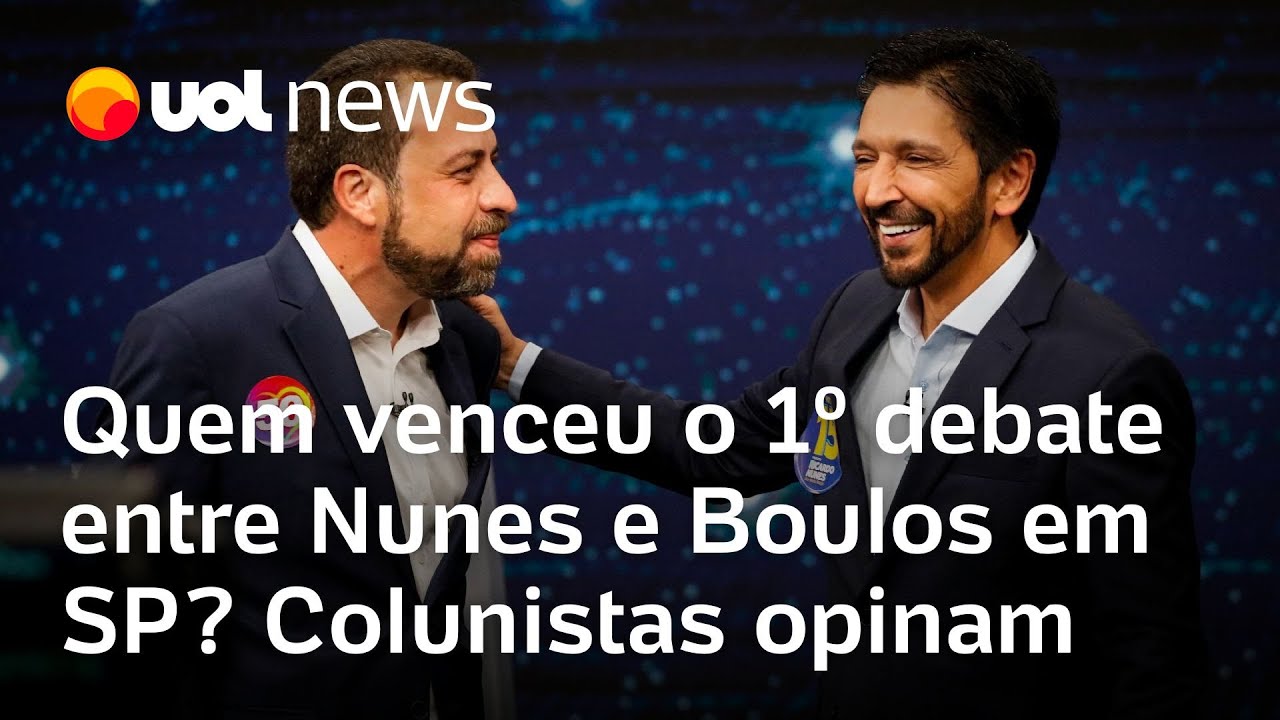 Debate da Band em SP: Quem venceu o 1º embate entre Nunes e Boulos no 2º turno? Colunistas opinam